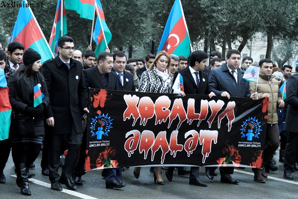 Память жертв Ходжалинского геноцида почтена минутой молчания